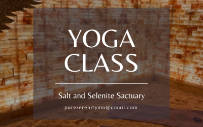 Yoga Class in the Salt Room!