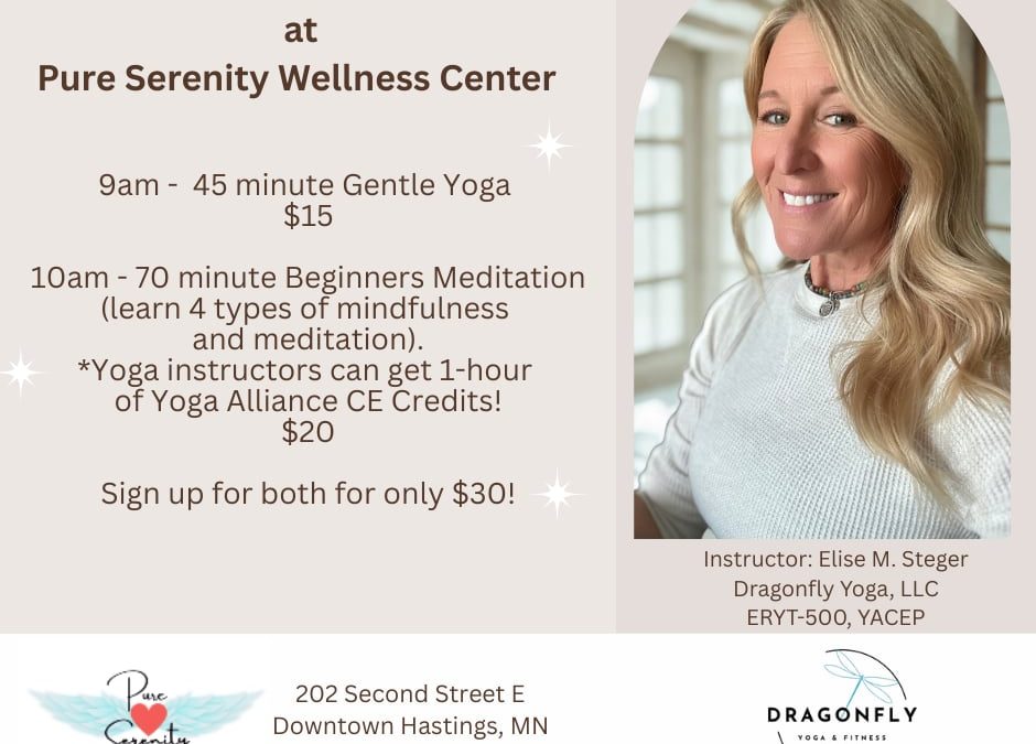 Gentle Yoga and Beginners Meditation with Elise Steger